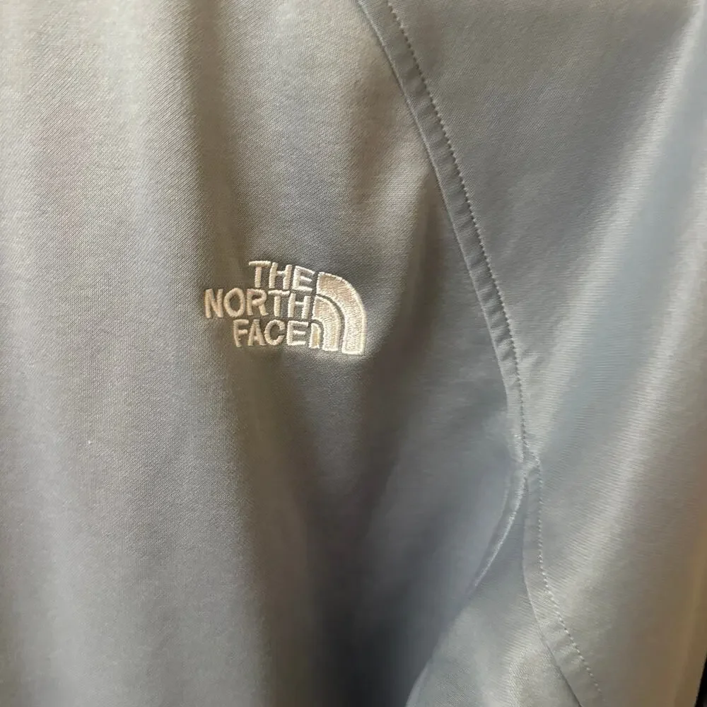 The North Face Tech Full-Zip Fleece Jacket L Gray/Navy GORPcore hiking Outdoor